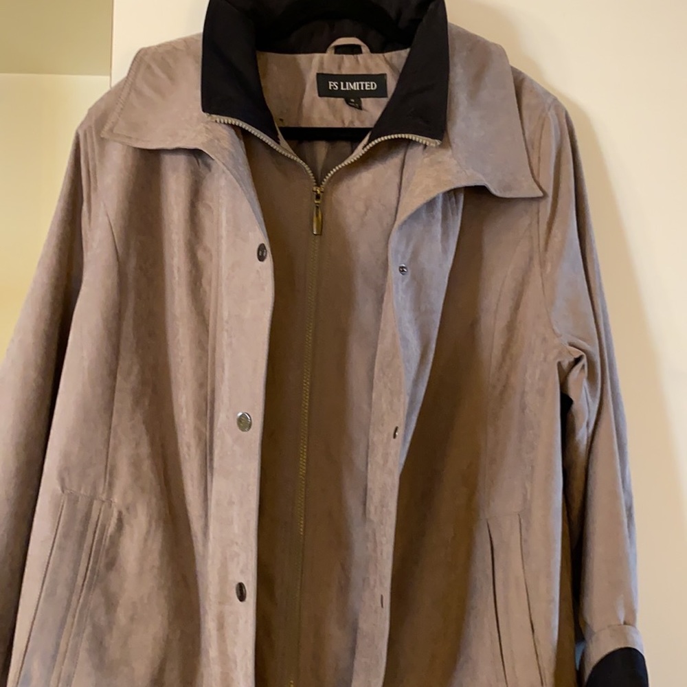 FS Limited Khaki Jacket Plus Size 1X Woman stylish Parka coat